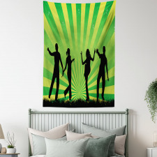 Dancing Youth Shade Art Tapestry