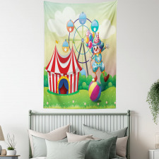 Clown Inflatable Ball Tapestry