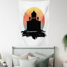 Slavic Architecture Art Tapestry