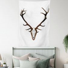 Deer Stag Bones Mounted Tapestry