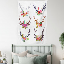 Bouquet Animal Flowers Tapestry