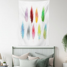 Bohemian Colorful Fluff Tapestry