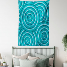 Abstract Australian Dots Tapestry