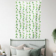 Vivid Watercolor Swirls Tapestry