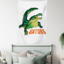 Wild Alligator Crocodile Tapestry