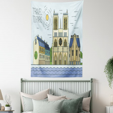 Postcard Image Tapestry