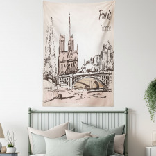 Art Cityscape Tapestry