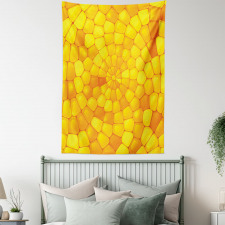 Abstract Corn Pattern Tapestry