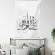 Retro Sketch Tapestry