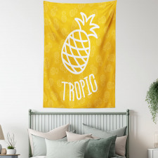 Exotic Pineapple Summer Tapestry