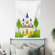 Magic Tale Land Fortress Tapestry