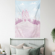 Magic Princess Château Art Tapestry