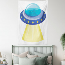 UFO Unknown Flying Object Tapestry