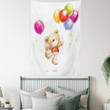 Teddy Bear with Baloon Tapestry