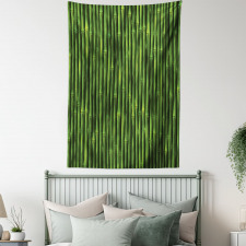 Tropical Bamboo Stems Tapestry