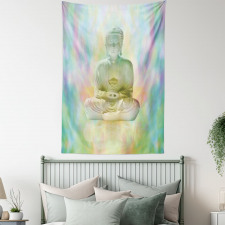 Colorful Blurred Backdrop Tapestry