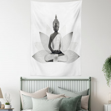 Lotus Far Eastern Style Tapestry