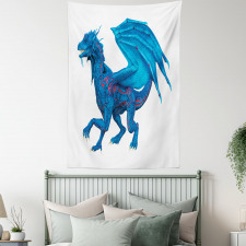 Wild Creature with Wings Tapestry