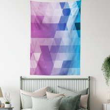 Fuchsia and Aqua Tones Art Tapestry