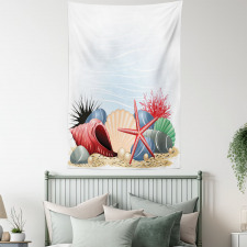 Summertime Seaside Pearl Tapestry