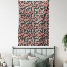 Forest Poppies Pattern Tapestry