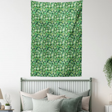 Dots Stripes and Circles Tapestry