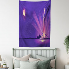 Lighthouse Under Night Tapestry