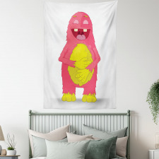 Monster Character Laughing Tapestry