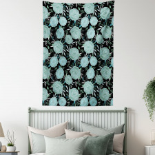 Vintage Style Budding Roses Tapestry