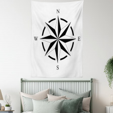 Monotone Compass Tapestry