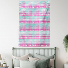 Ombre Grunge Triangle Tapestry