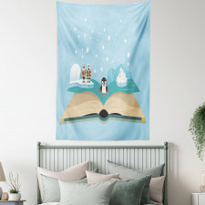 Iglo Eskimo Polar Bear Tapestry