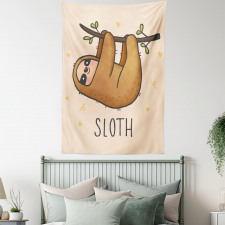 Lazy Animal Smiling Tapestry