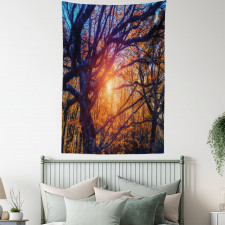 Majestic Trees Woods Tapestry