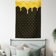 Honeycomb Dripping Beehive Tapestry