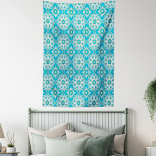 Star Like Art Deco Motifs Tapestry