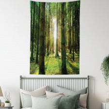 Sunny Day in the Forest Tapestry