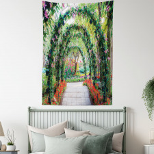 Flower Arches Plants Tapestry