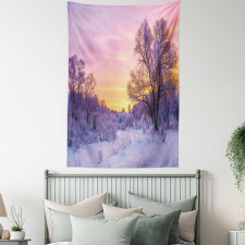 Landscape with Sunset Tapestry