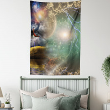 Eagle Thunder Clouds Tapestry
