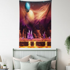 River Mars with Nebula Tapestry