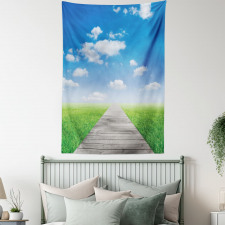 Meadow Countryside Path Tapestry