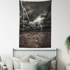 Bolts Across the Sandy Beach Tapestry