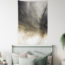 Cloudy Dark Sky Hurricane Tapestry