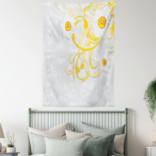 Daffodils Ornaments Art Tapestry