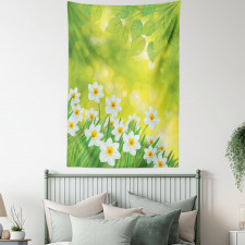 Daffodils Spring Petals Tapestry