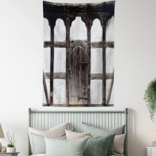 Grunge Farmhouse Door Tapestry