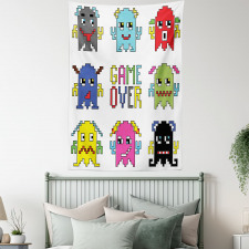 Pixel Robot Emotion Tapestry