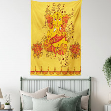 Bohemian Thai Elephant Tapestry