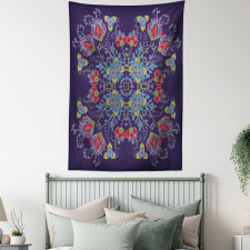 Bohemian Floral Bouquet Tapestry